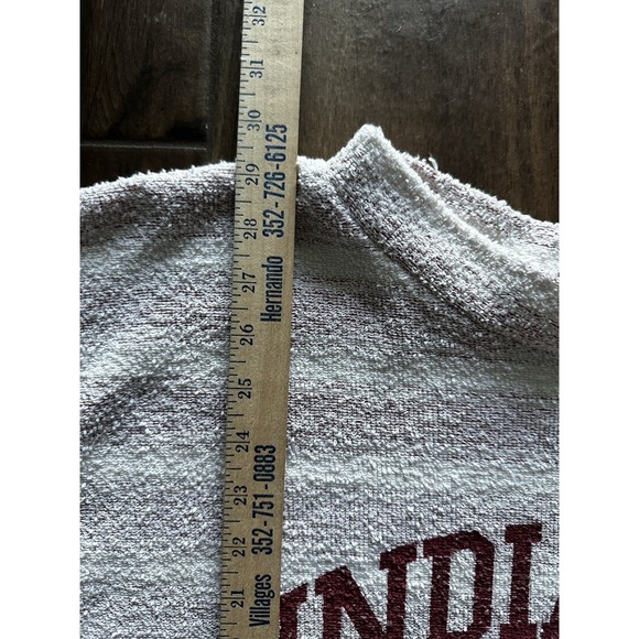 WOOLLY THREADS Terry Sweatshirt Womens 2XL XXL Pullover Indiana University IU - Picture 6 of 6